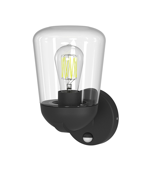 Lampa Balla Ionduchtúcháin le Clúdach Gloine Barr Maol HR60112S Lampa Balla Ionduchtúcháin le Clúdach Gloine Barr Maol HR60112S