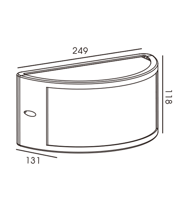 Cineál D Wall Lampa HR60531 Cineál D Wall Lampa HR60531