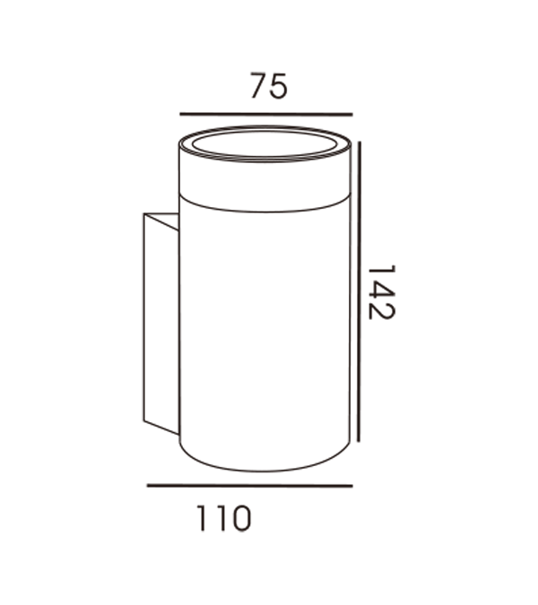 75 Tube Aontreoch PAMA Lampa Solas Balla Scáth HR60275 75 Tube Aontreoch PAMA Lampa Solas Balla Scáth HR60275
