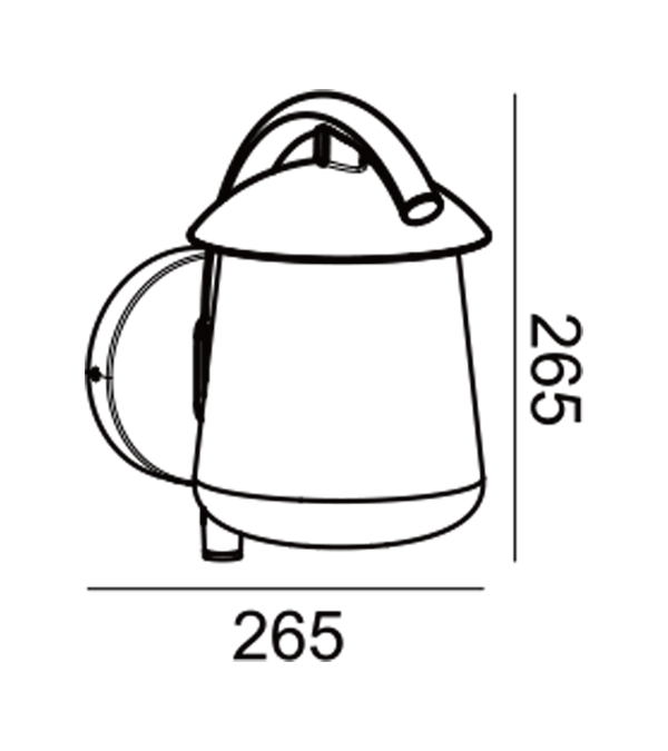 Parrot Bend Flat Top Gloine Wall Lampa HR60673 Parrot Bend Flat Top Gloine Wall Lampa HR60673