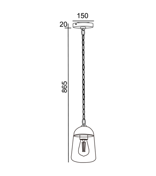Chandelier Gloine Uasteorainn Maol HR60114 Chandelier Gloine Uasteorainn Maol HR60114