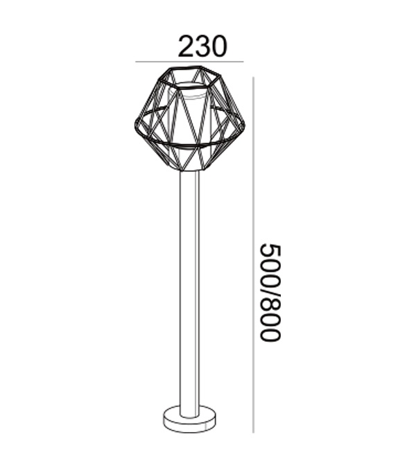 Wire Garden Light HR60501-500 Wire Garden Light HR60501-500