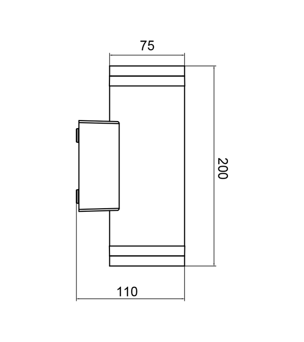 Solas Balla Gorm 75LED HR60278-ZGB Solas Balla Gorm 75LED HR60278-ZGB